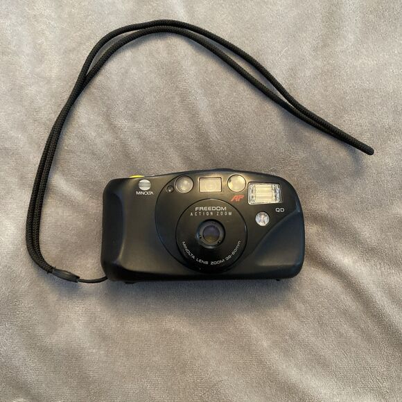 Minolta Freedom Action Zoom Point & Shoot Camera 38-60mm Untested - Picture 2 of 14